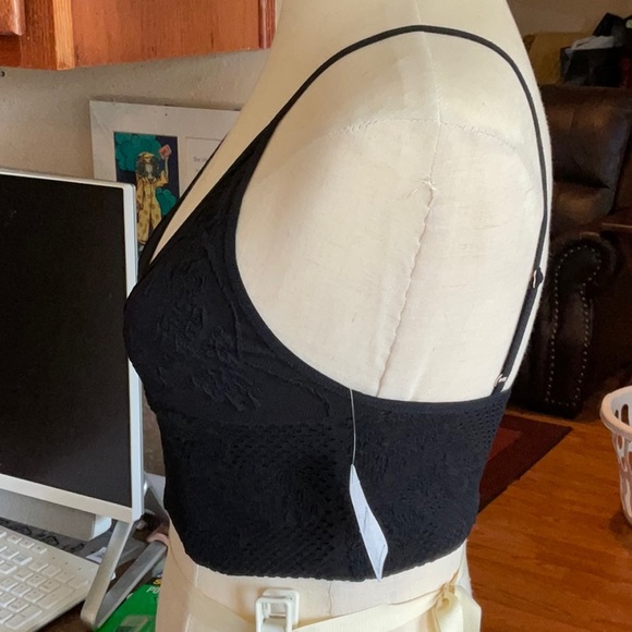 Free People Black Ali Seamless Bra in Sizes XS/S and M/L, NWT - Picture 2 of 16